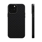 Black carbon fiber - MagSafe Cases iPhone 13 Pro Max Glossy - phone cases